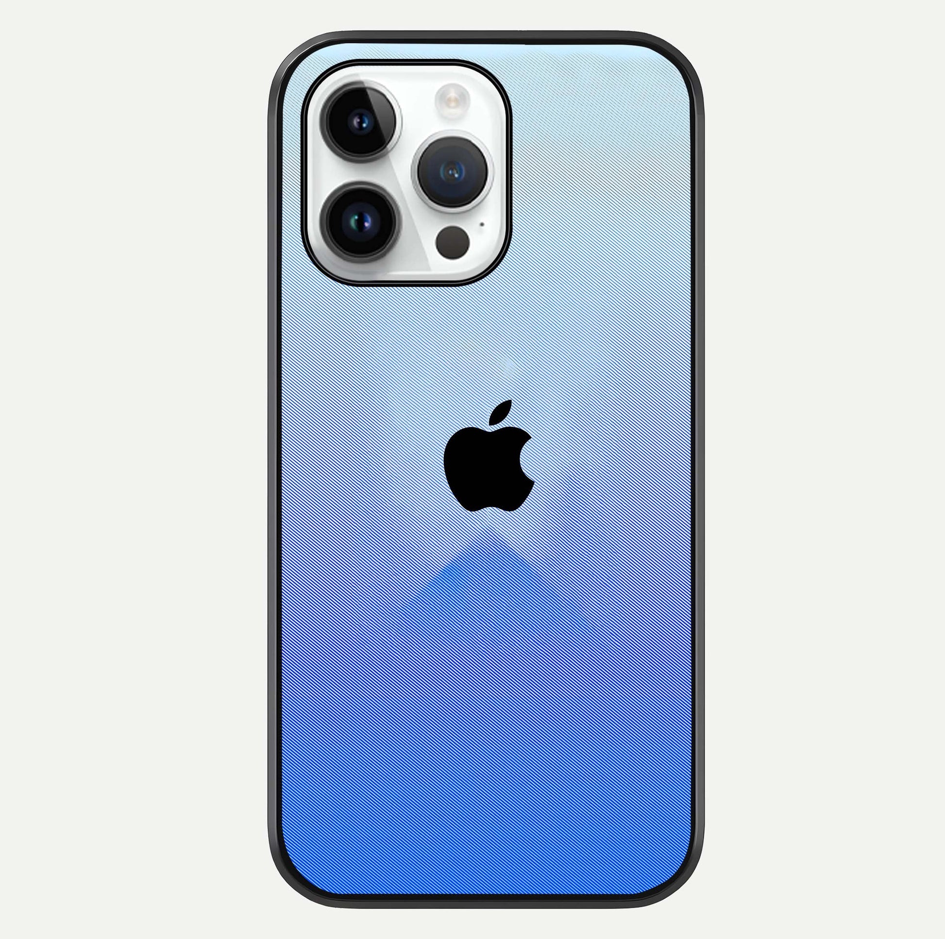 Gradient Apple Vibe Glass Case For iPhone 14 Pro by Custom World