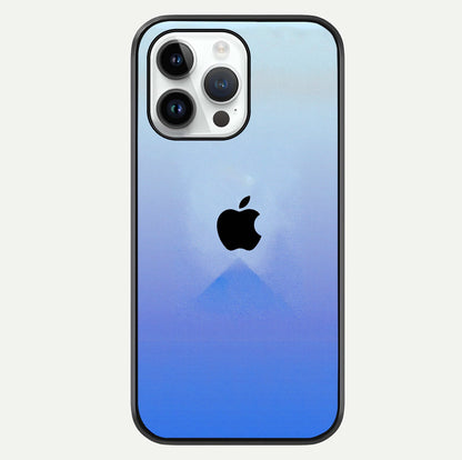 Gradient Apple Vibe Glass Case For iPhone 14 Pro by Custom World