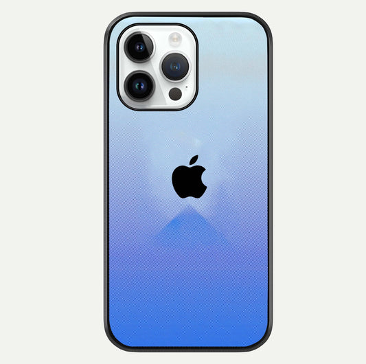 Gradient Apple Vibe Glass Case For iPhone 14 Pro by Custom World