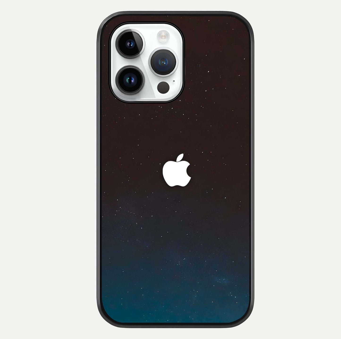 Green Emerald Apple Logo Glass Case For iPhone 14 Pro by Custom World
