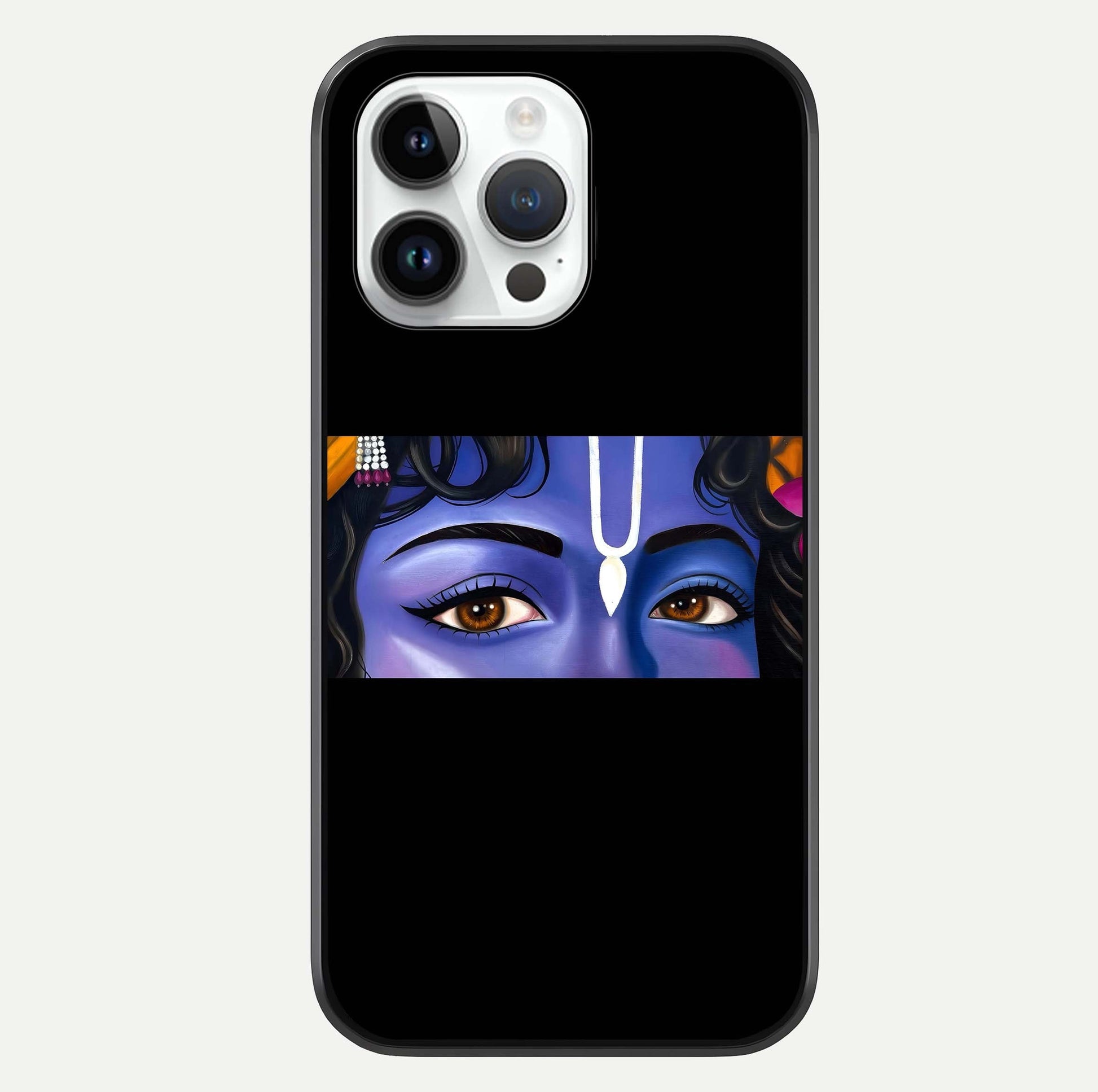 Krishna Eye Glass Case For iPhone 14 Pro by Custom World