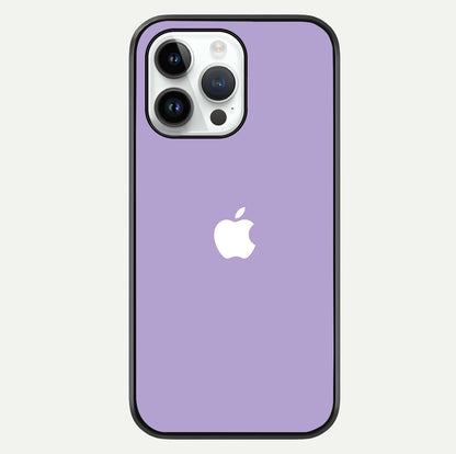 Lavender Soft Minimal Glass Case For iPhone 14 Pro by Custom World
