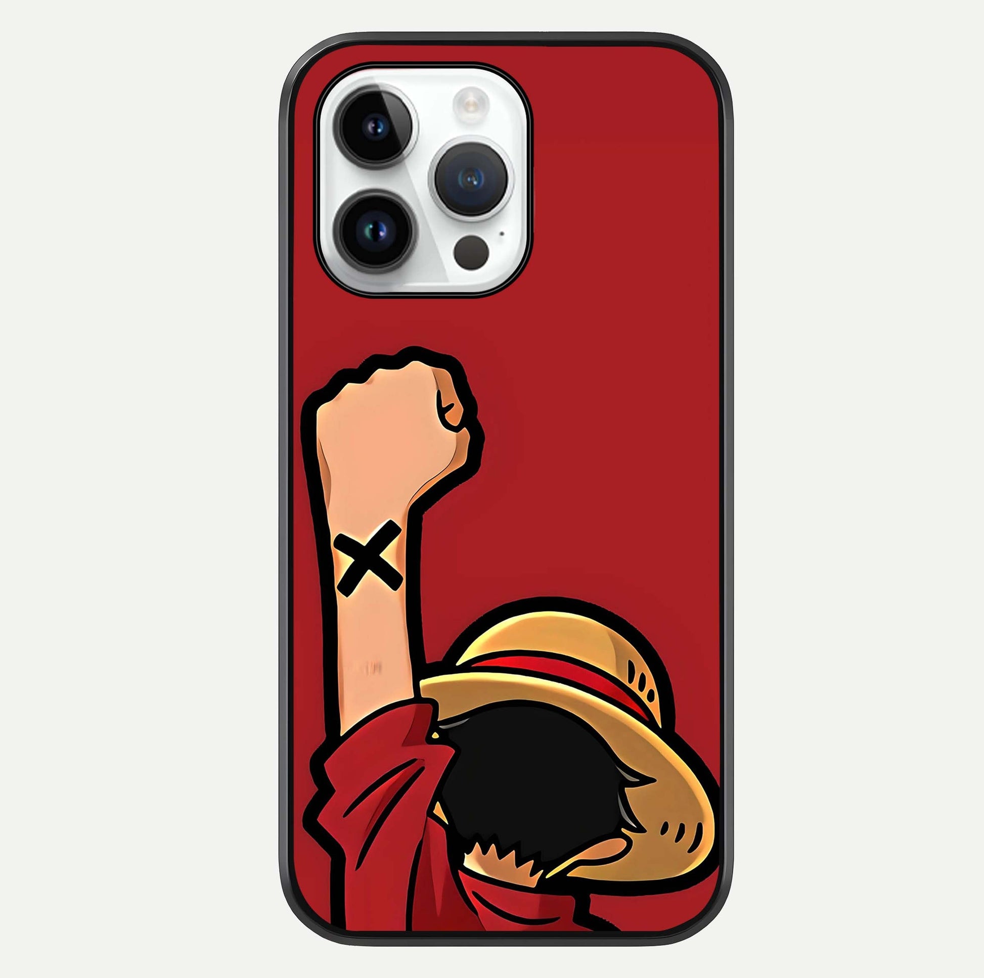 Luffy X Spirit Glass Case For iPhone 14 Pro by Custom World