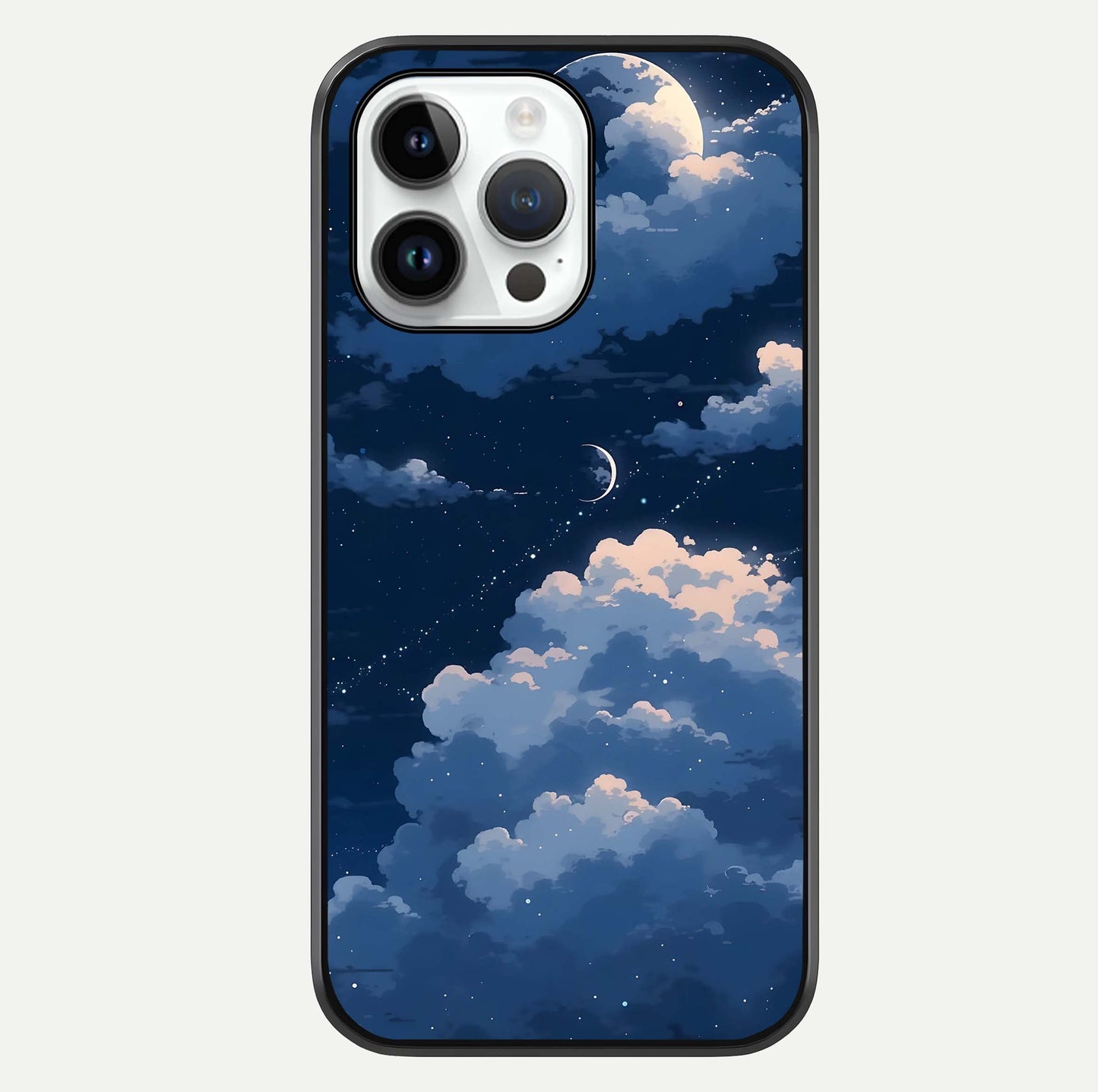 Moon Dream Haze Glass Case For iPhone 14 Pro by Custom World