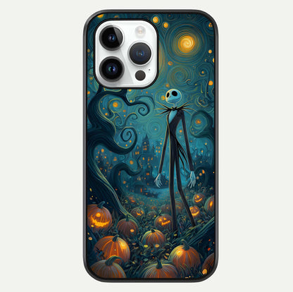 Pumpkin Moonlight Tale Glass Case For iPhone 14 Pro by Custom World