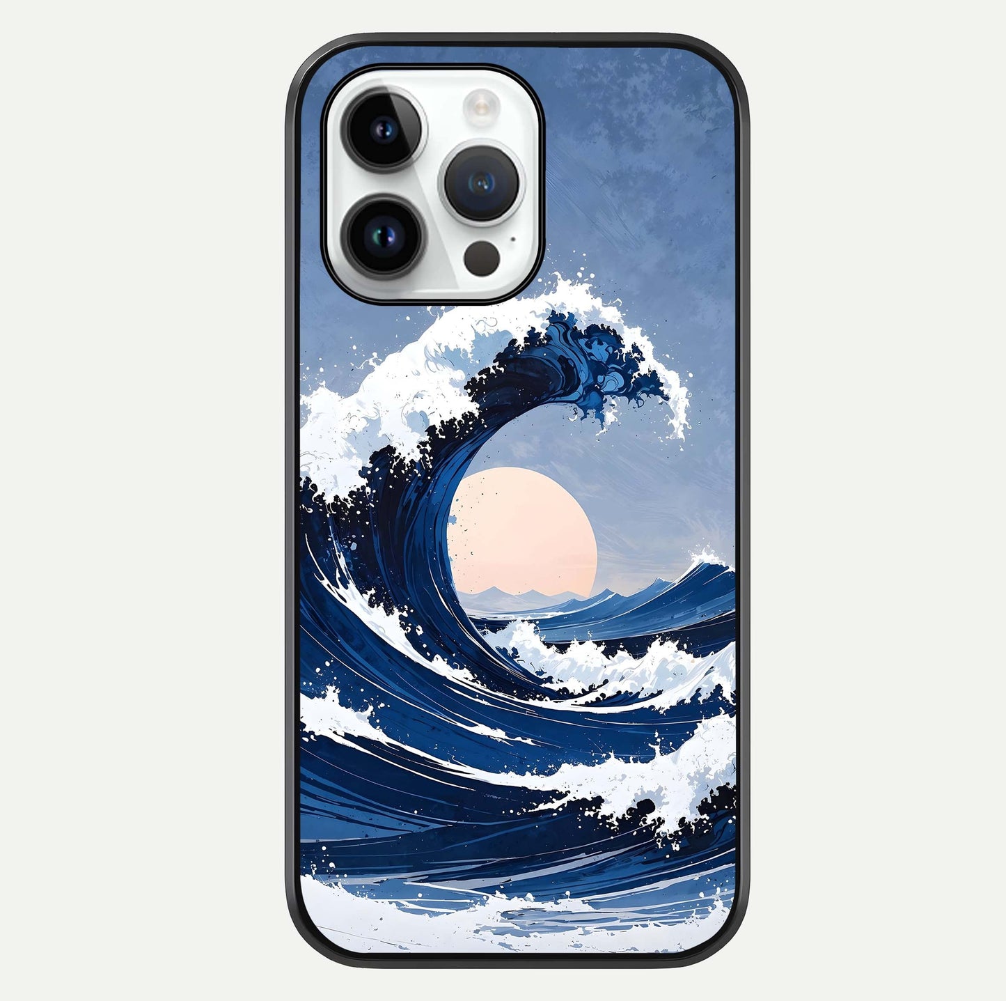 Rising Tide Power Glass Case For iPhone 14 Pro by Custom World