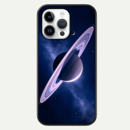 Saturn Ring Mystique Glass Case For iPhone 14 Pro by Custom World