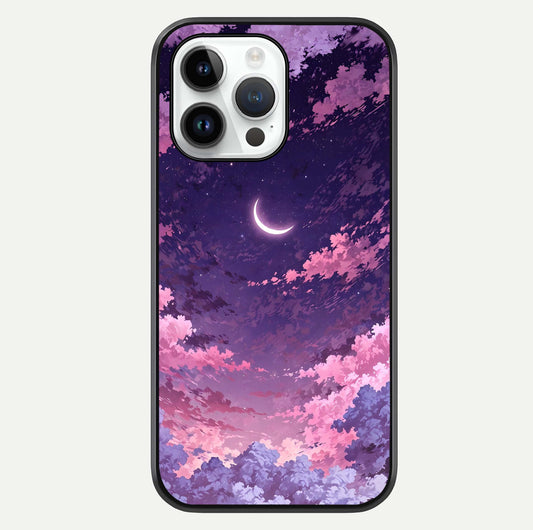 Sky Drift Clouds Glass Case For iPhone 14 Pro by Custom World