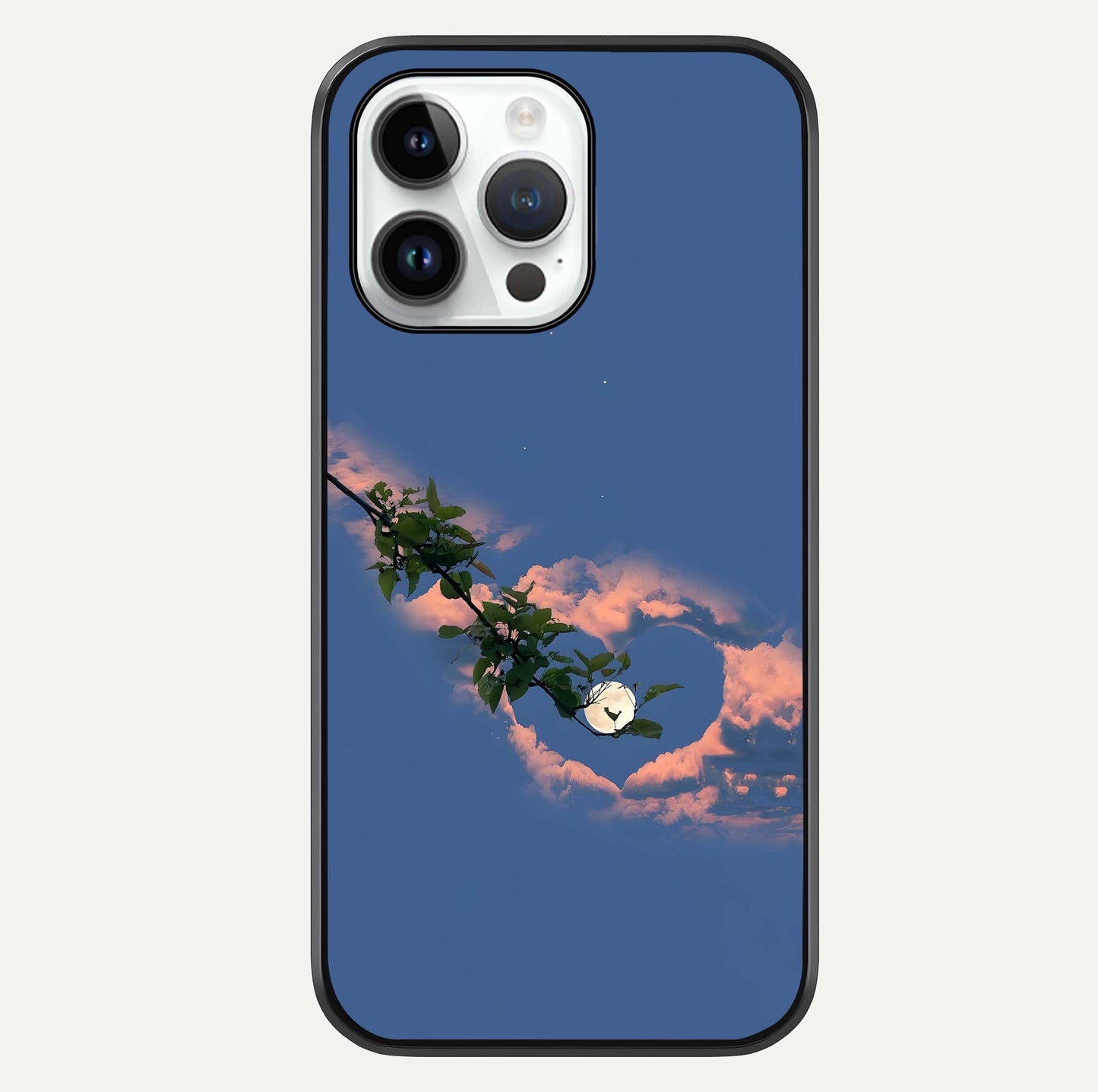 Sky Under Tree Glass Case For iPhone 14 Pro by Custom World
