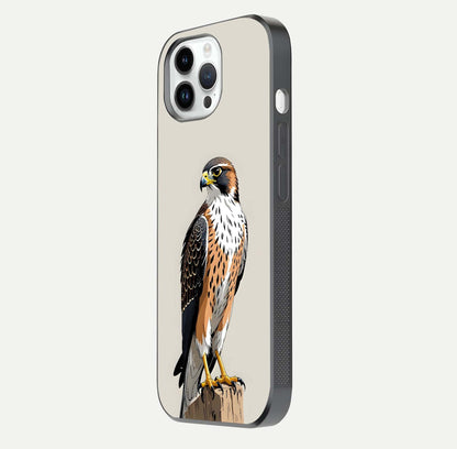 Clever Eagle Glass Case for iPhone 14 Pro side-angle photo capturing edge polish and shine reflection