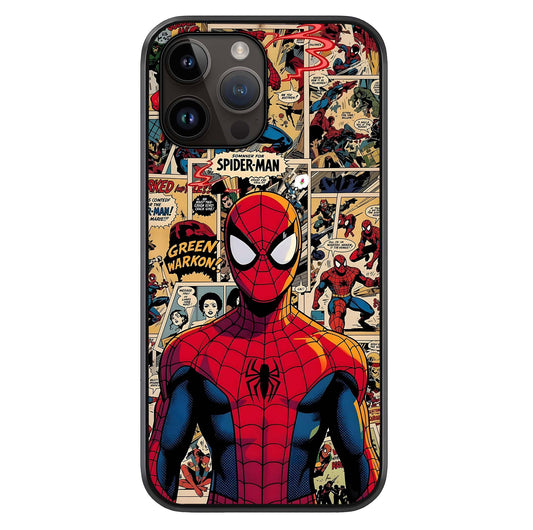 Aesthetic Spider Glass Case For iPhone 16 Pro by Custom World
