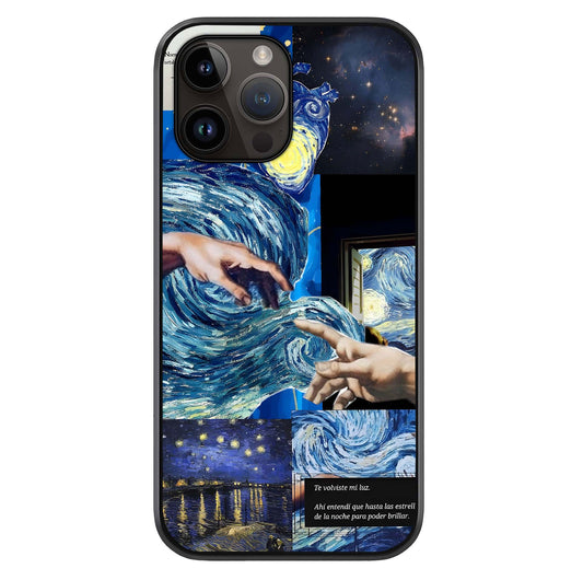 Aesthetic Vando Hands Glass Case For iPhone 16 Pro by Custom World