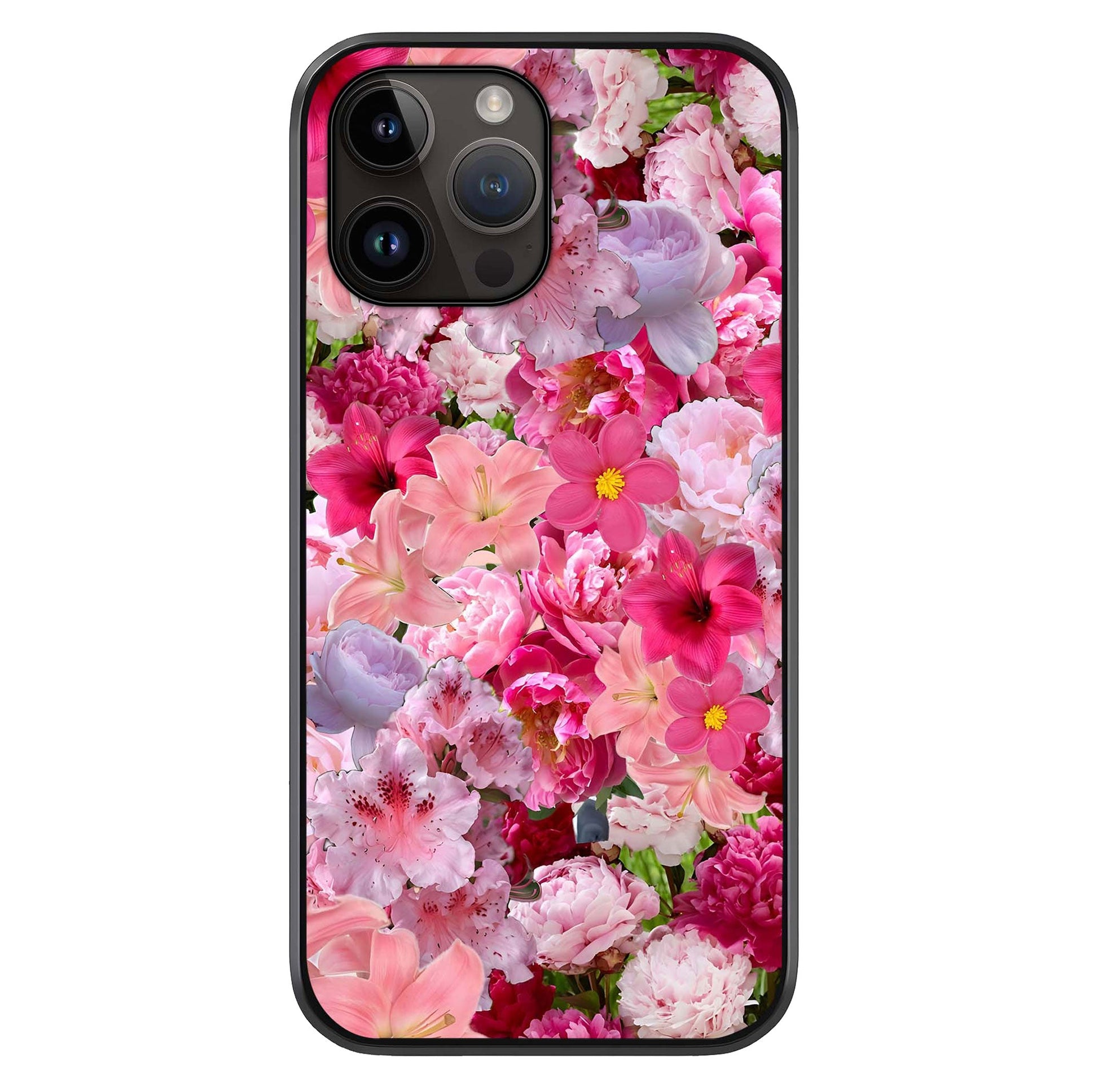 Bloom Crush Fantasy Glass Case For iPhone 16 Pro by Custom World