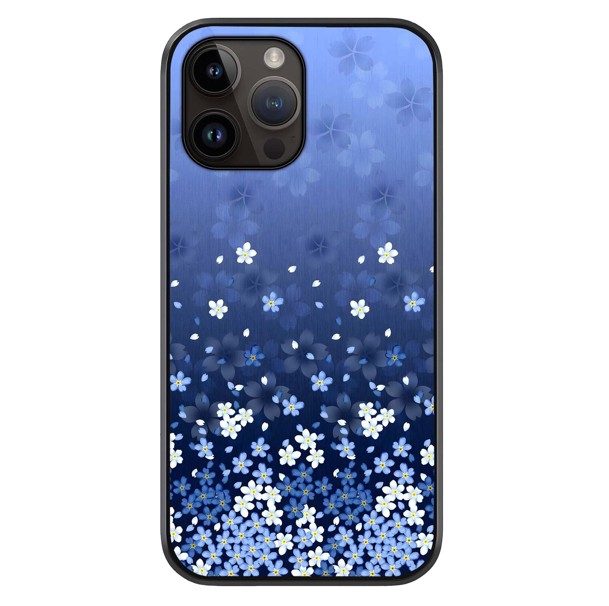 Blue Starry Glass Case For iPhone 16 Pro by Custom World