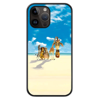 Tropical Fun Squad Glass Case For iPhone 16 Pro by Custom World