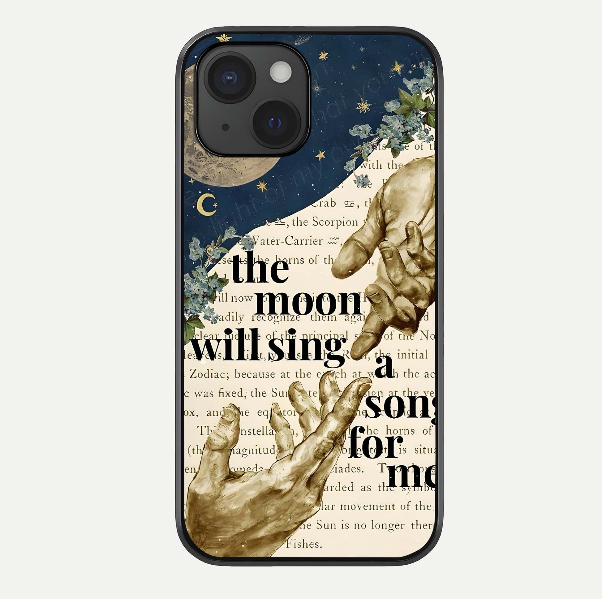Aesthetic Divine Glass Case For iPhone 15 by Custom World