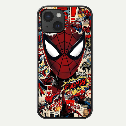 Aesthetic Wonder Spider Glass Case For iPhone 15 by Custom World