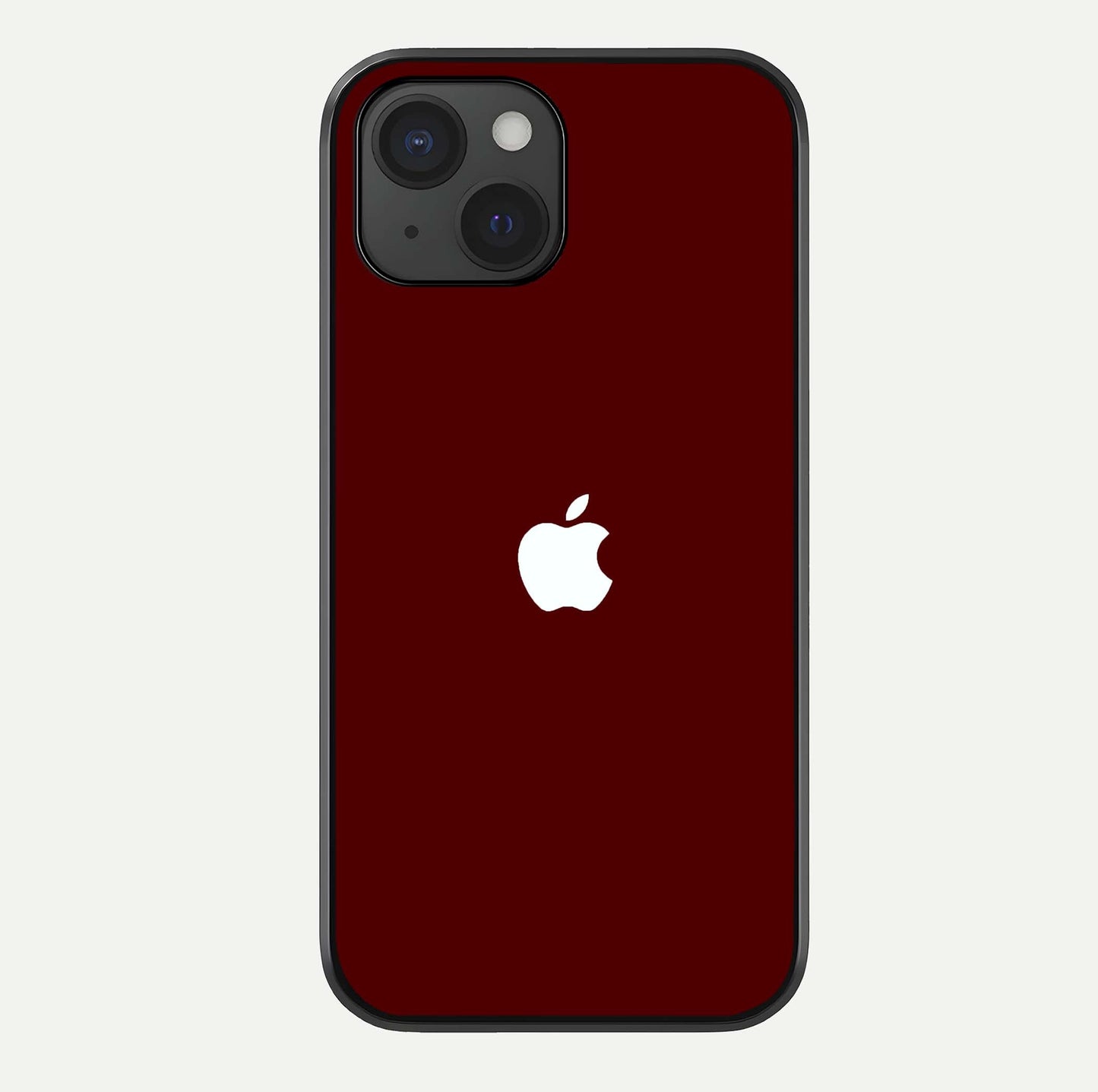 Apple Crimson Core Glass Case For iPhone 15 by Custom World