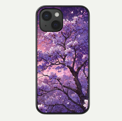 Blossom Tree Glass Case For iPhone 15 by Custom World