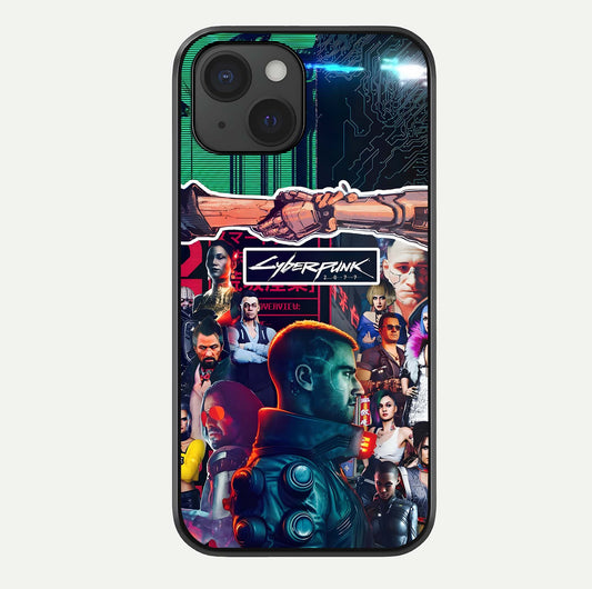 CYBERPUNK Legacy Glass Case For iPhone 15 by Custom World