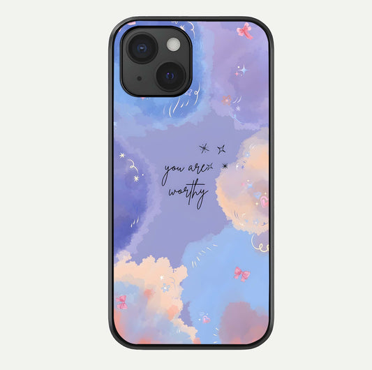 Celestial Cloud Magic Glass Case For iPhone 15 by Custom World