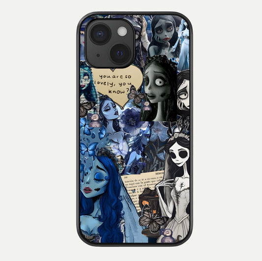 Corpse Bride Posters Glass Case For iPhone 15 by Custom World
