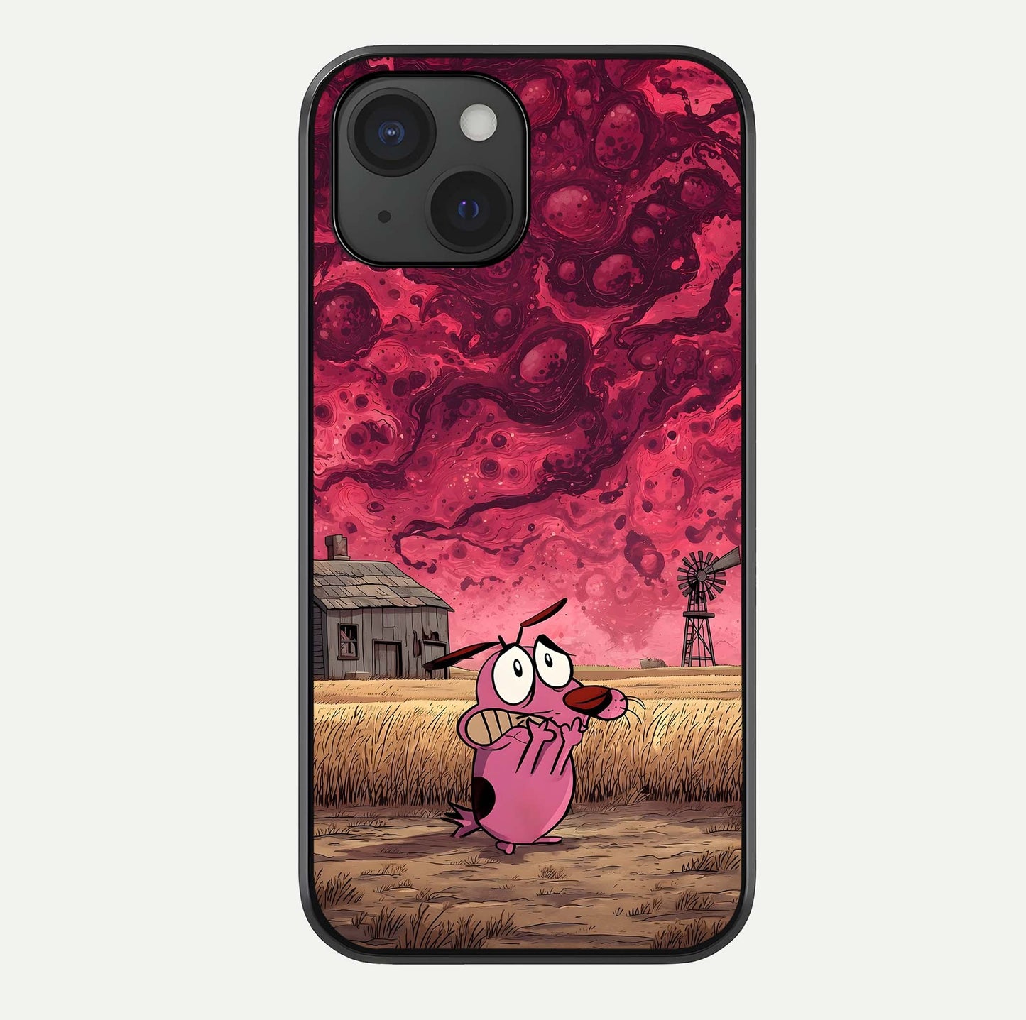 Courage Under Sky Glass Case For iPhone 15 by Custom World