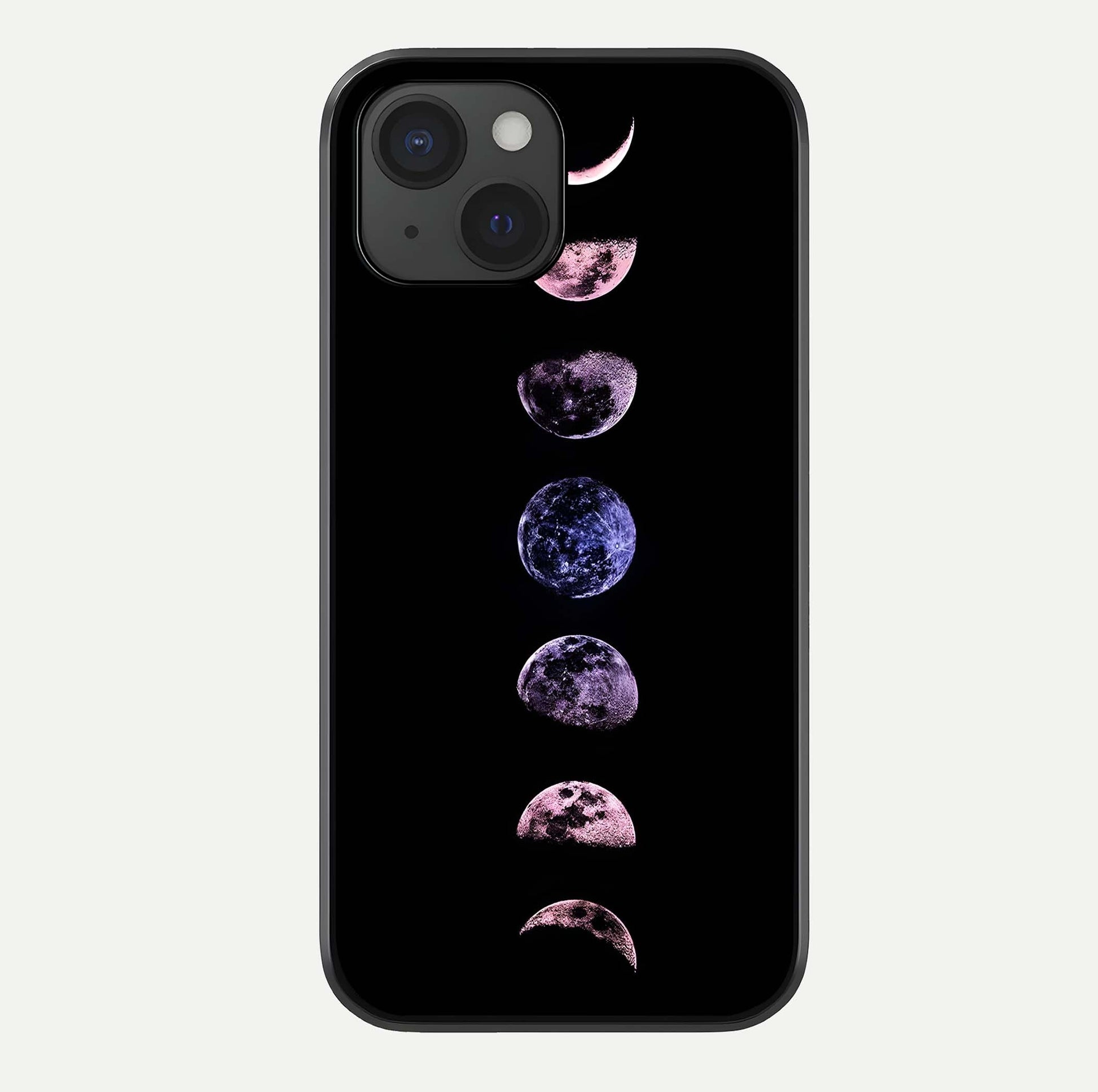 Crimson All Planets Glass Case For iPhone 15 by Custom World