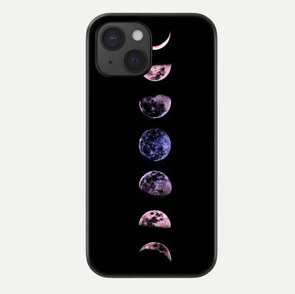 Crimson All Planets Glass Case For iPhone 15 by Custom World