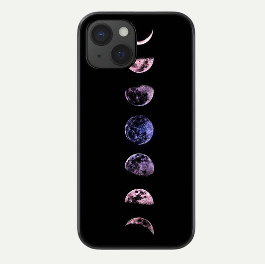 Crimson All Planets Glass Case For iPhone 15 by Custom World