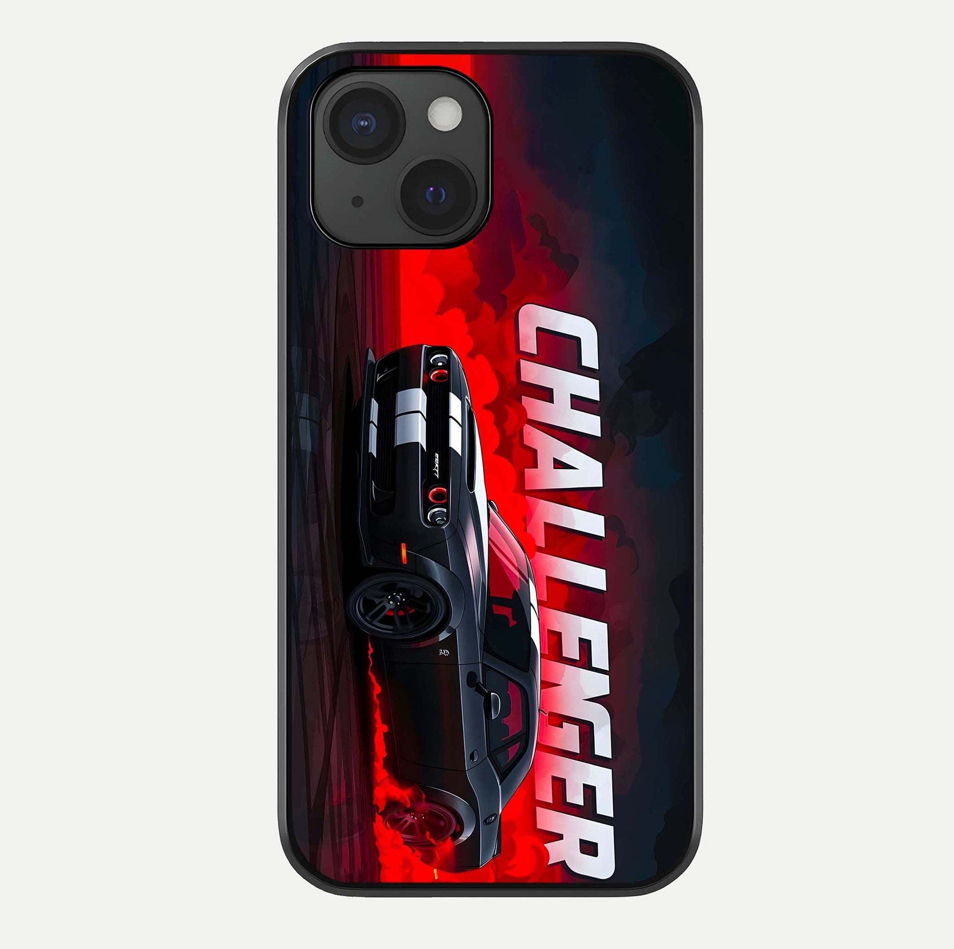 Crimson Challenger Fury Glass Case For iPhone 15 by Custom World