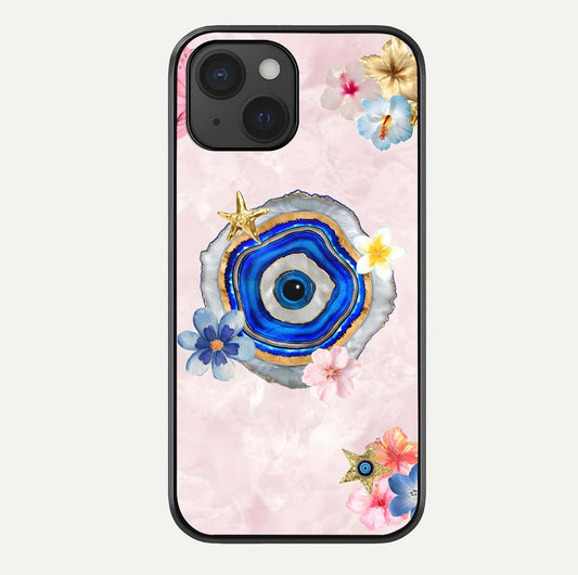 Divine Aura Bloom Glass Case For iPhone 15 by Custom World