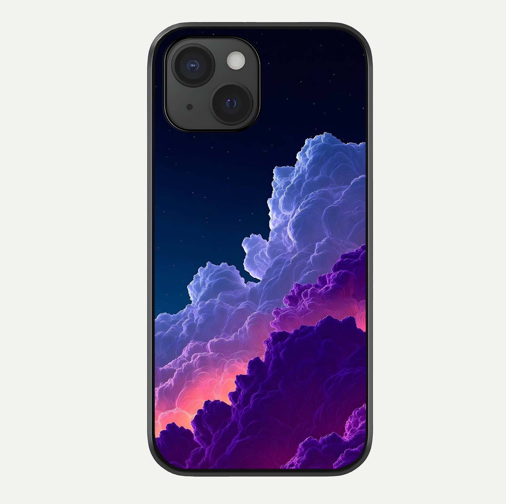 Dreamy Cloud Skies Glass Case For iPhone 15 by Custom World
