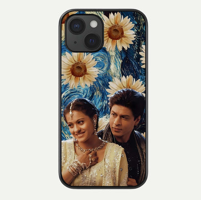 Eternal Love Story Glass Case For iPhone 15 by Custom World