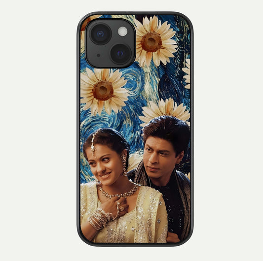 Eternal Love Story Glass Case For iPhone 15 by Custom World