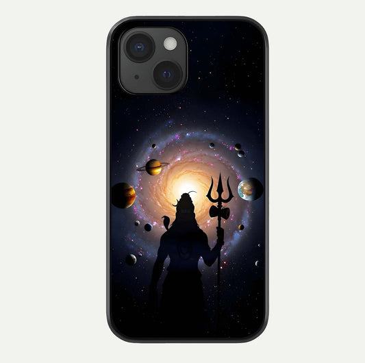 Galactic Shiva Vision Glass Case For iPhone 15 by Custom World