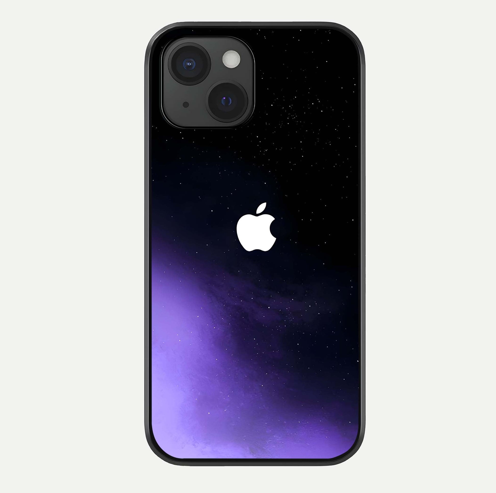 Galaxy Apple Aura Glass Case For iPhone 15 by Custom World