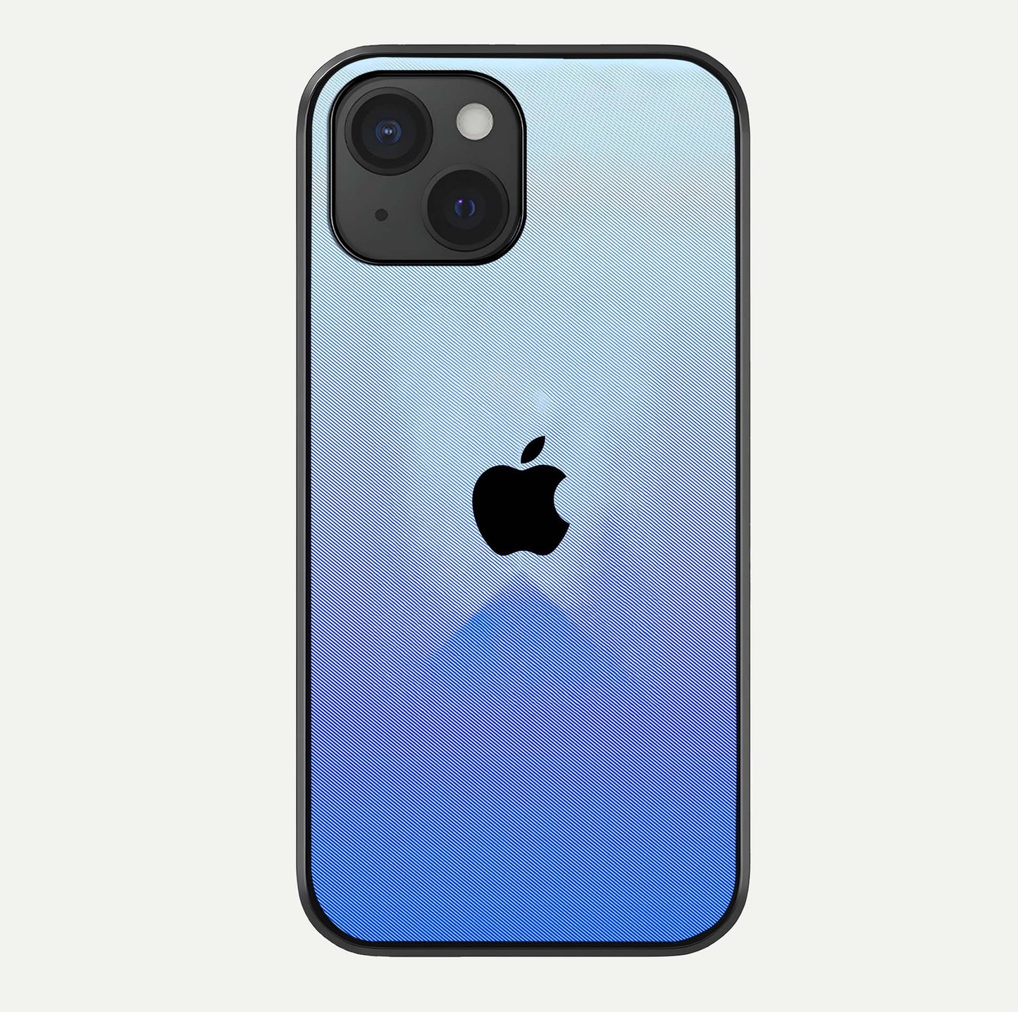 Gradient Apple Vibe Glass Case For iPhone 15 by Custom World