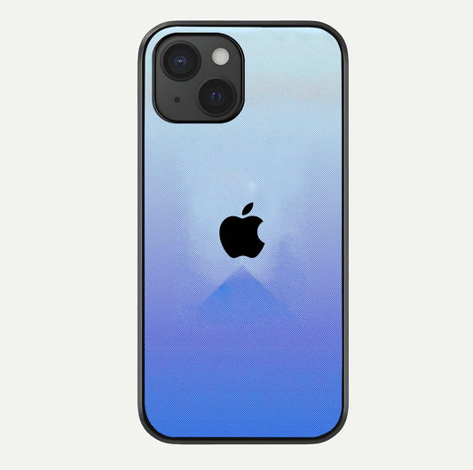 Gradient Apple Vibe Glass Case For iPhone 15 by Custom World