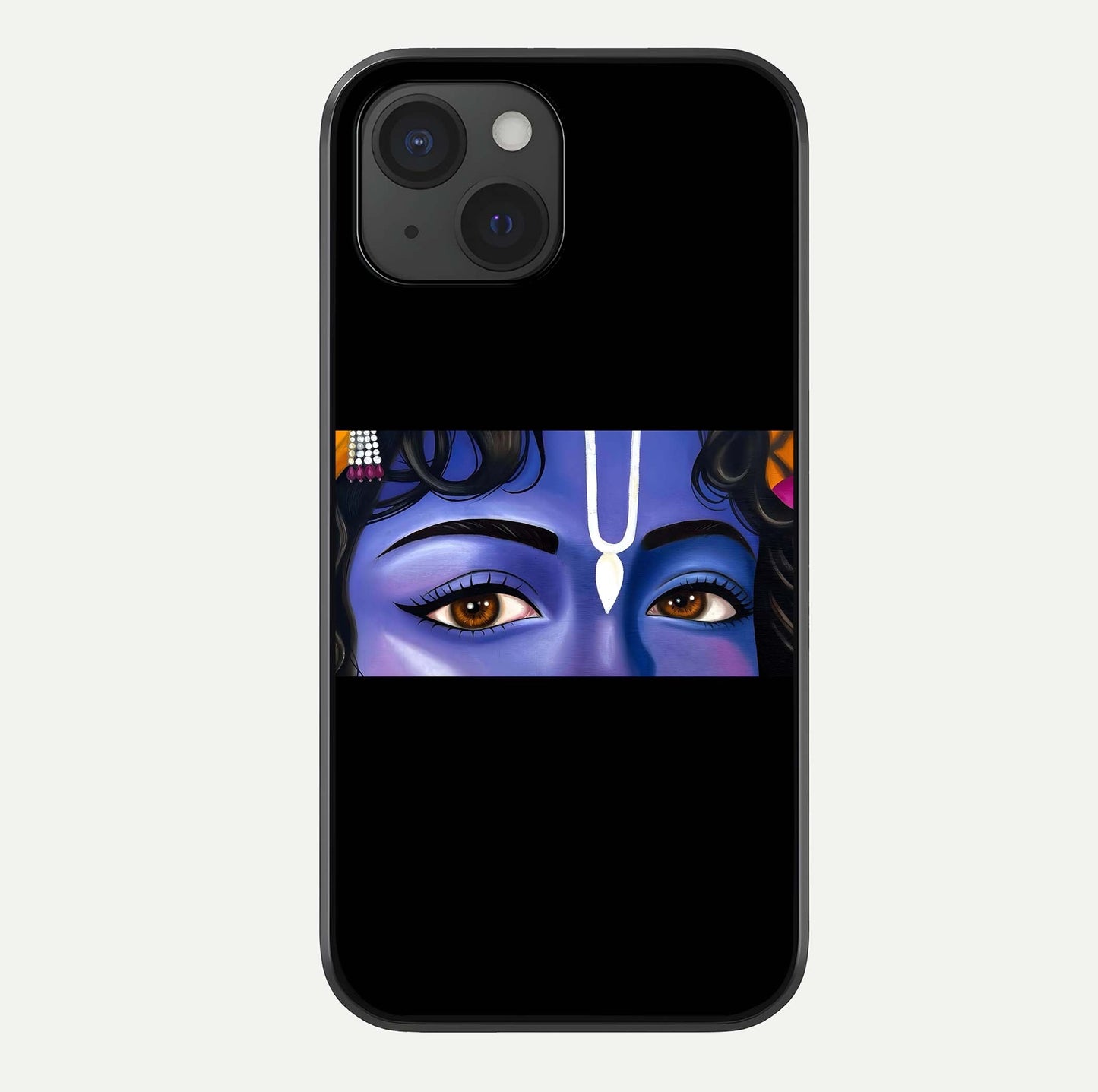 Krishna Eye Glass Case For iPhone 15 by Custom World