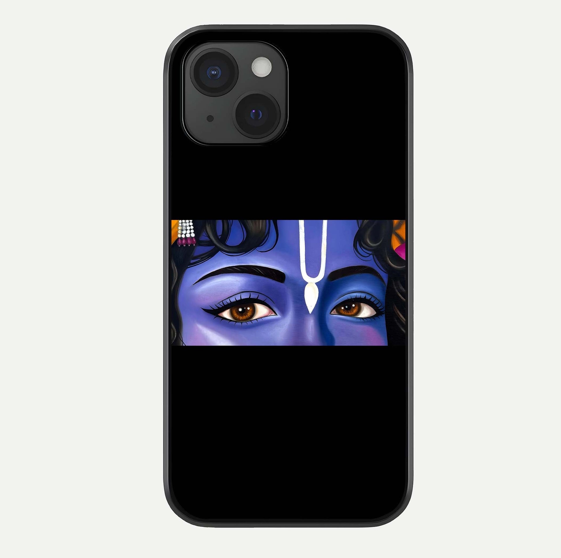 Krishna Eye Glass Case For iPhone 15 by Custom World