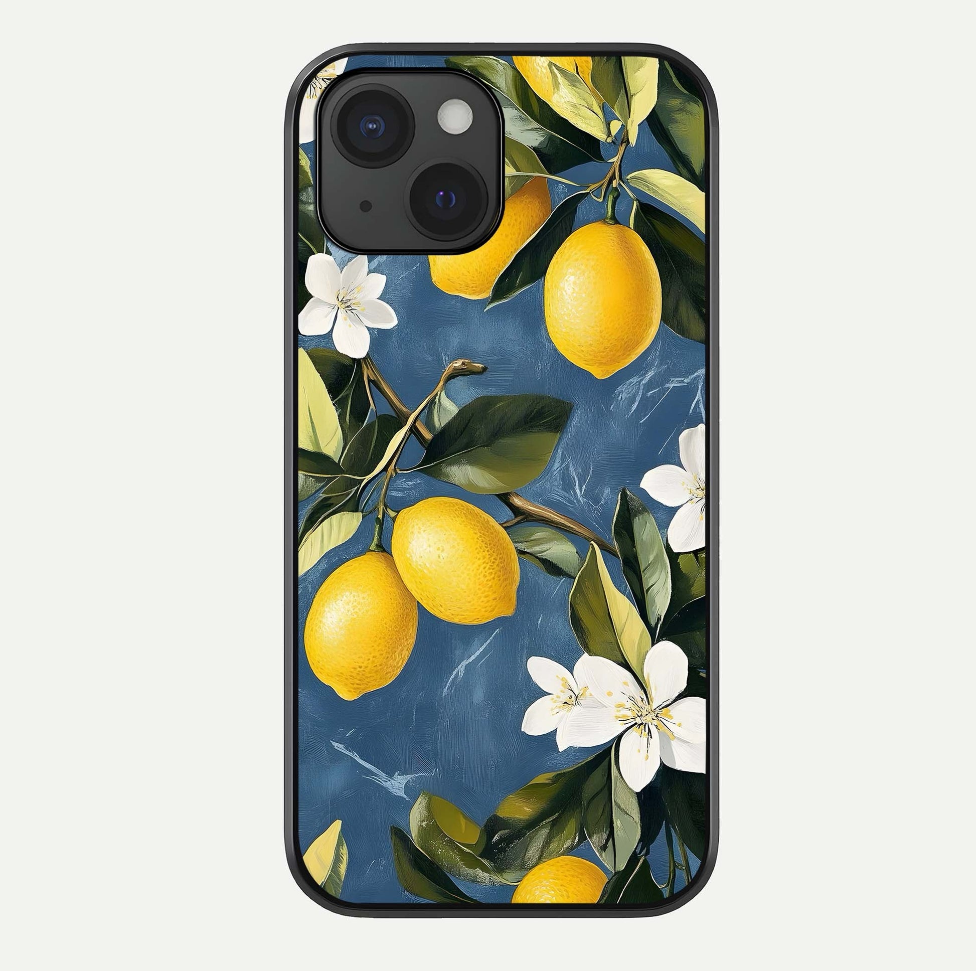 Lemon Dream Garden Glass Case For iPhone 15 by Custom World