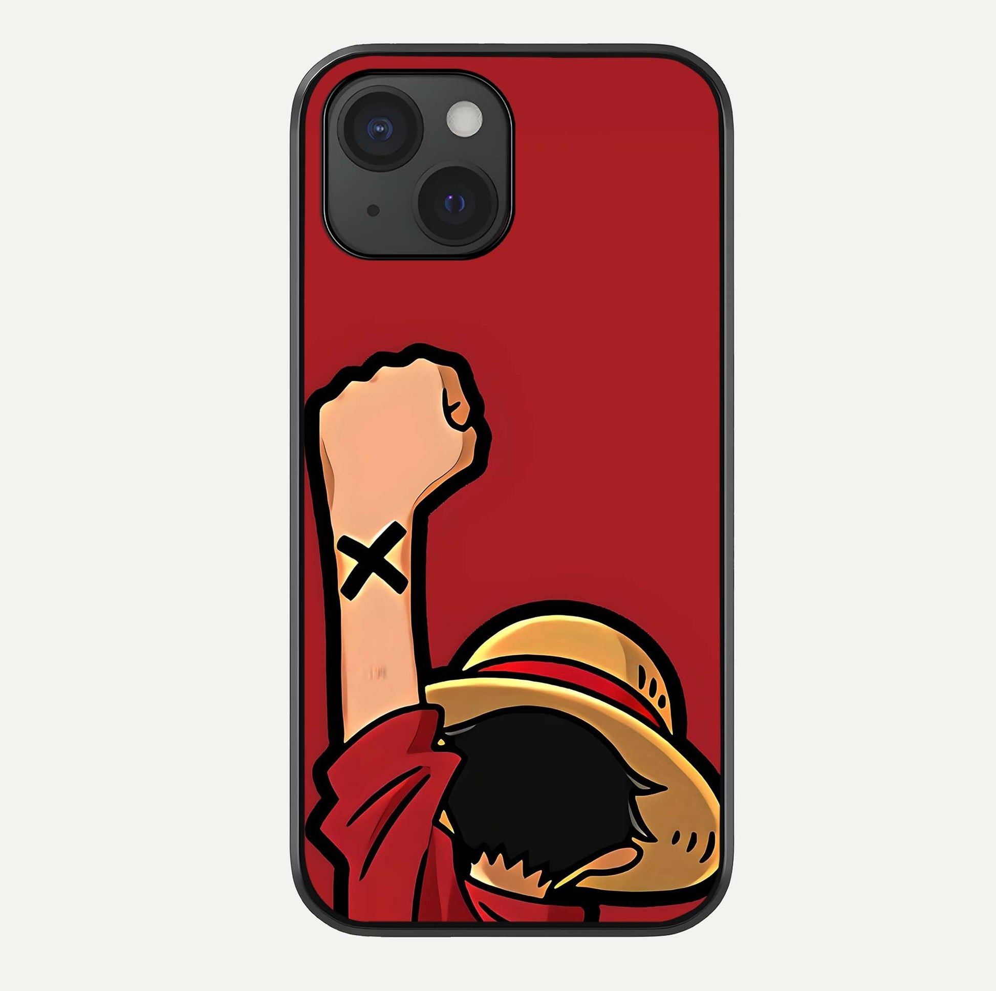 Luffy X Spirit Glass Case For iPhone 15 by Custom World