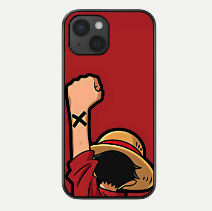 Luffy X Spirit Glass Case For iPhone 15 by Custom World