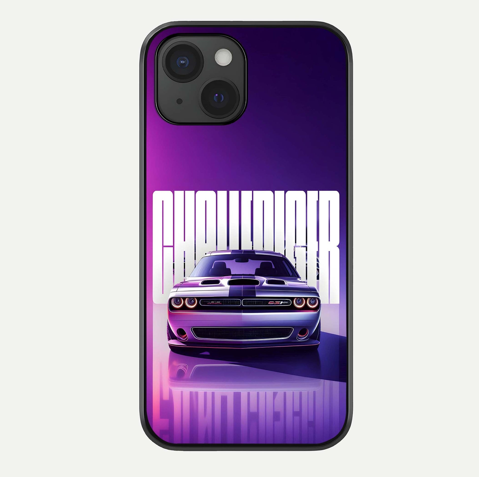 Midnight Muscle Ride Glass Case For iPhone 15 by Custom World