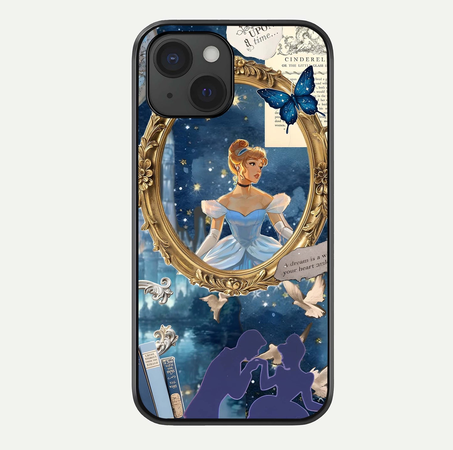 Midnight Queen Glass Case For iPhone 15 by Custom World