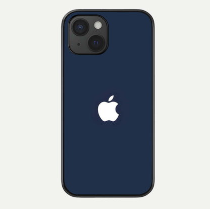 Minimal Apple Night Glass Case For iPhone 15 by Custom World