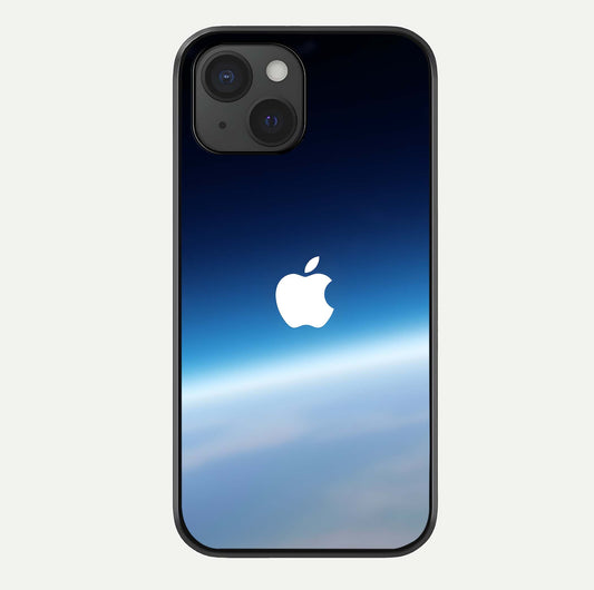 Minimal Apple Sky Glass Case For iPhone 15 by Custom World