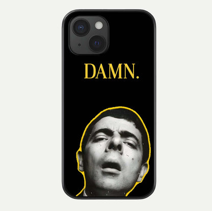 Mr Bean Damn Glass Case For iPhone 15 by Custom World
