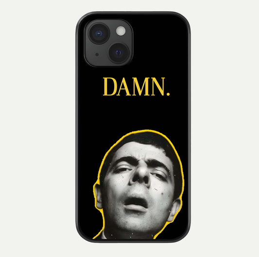 Mr Bean Damn Glass Case For iPhone 15 by Custom World